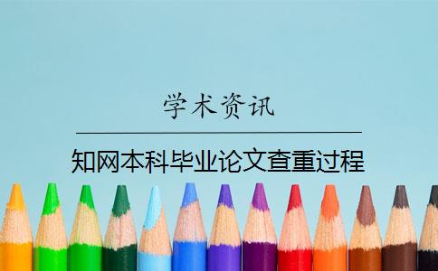 知网本科毕业论文查重过程