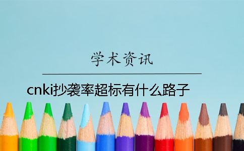 cnki抄袭率超标有什么路子